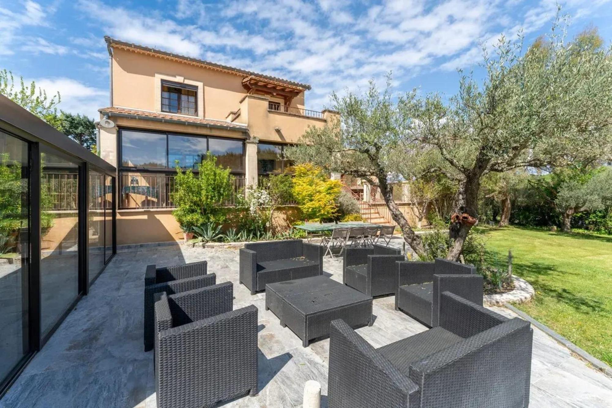 Villa Spacieuse A Vezenobres Avec Piscine Privee Exterior foto