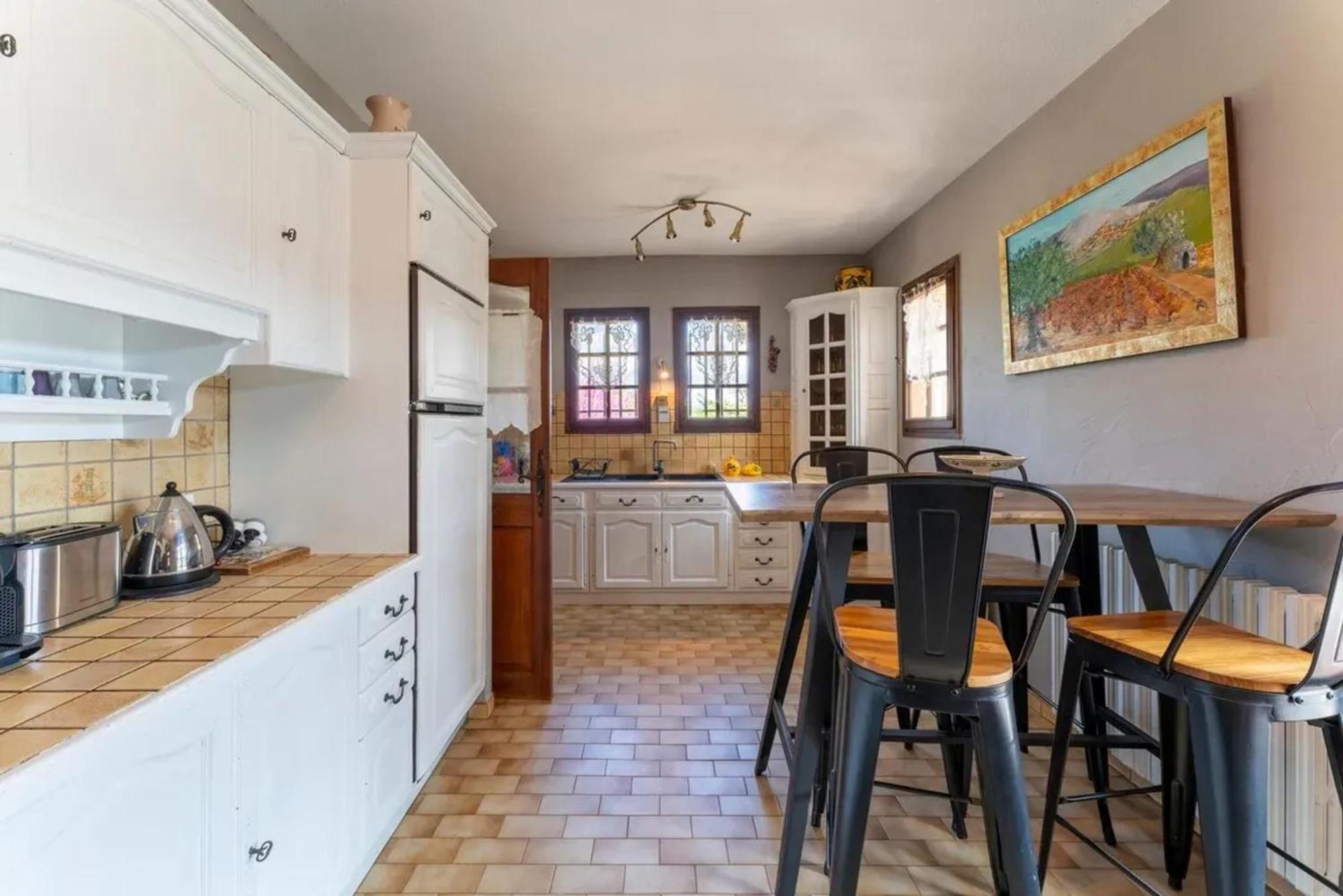 Villa Spacieuse A Vezenobres Avec Piscine Privee Exterior foto